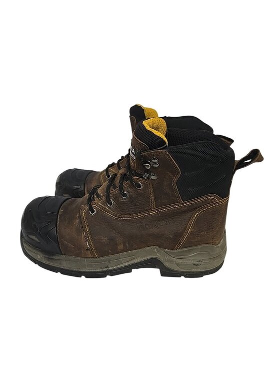 DAKOTA Men\'s 6\'\' X-Toe Quad Comfort Steel Toe CP 6612 Work Boots Brown 11M main image 6